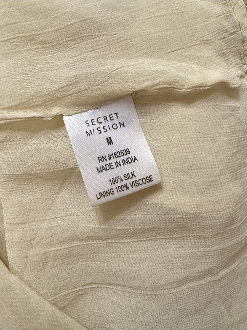 SECRET MISSION Emmeline Ruffle-Trim 100% Silk Maxi Dress Size Medium - Picture 12 of 15